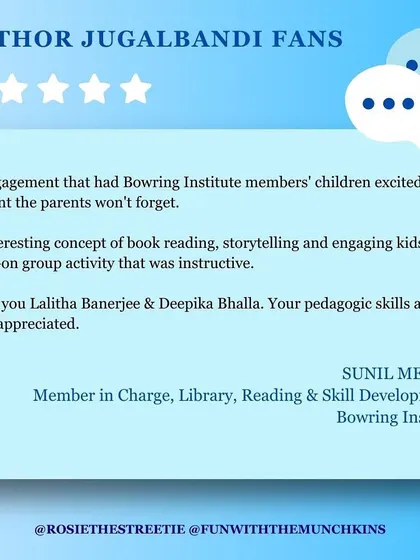 Another copy of the fantastic review from the Bowring Institute. It's always rewarding to hear that our pedagogical skills are appreciated.