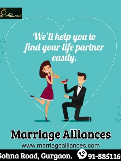 I'll help you find your life partner easily. This charming illustration of a proposal captures the joy and romance of finding the one you want to spend your life with.
