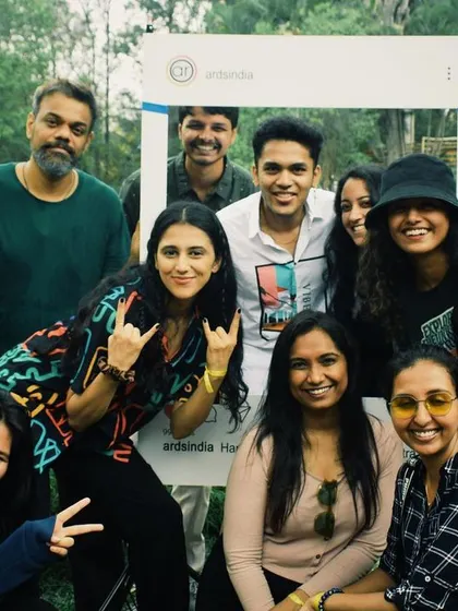 A group photo from Spectra 2023, capturing the fun and community vibe.