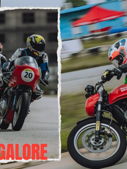 A collage from the Bangalore Zonal Selection, capturing the excitement of the races.