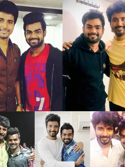 A collage of my journey with the incredibly talented Sivakarthikeyan anna. I've been lucky to work with him on many films, and he remains one of my favorite actors.