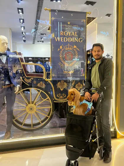 A day of shopping with Posto at The Galleria Mall, a pet-friendly mall in Bangalore.