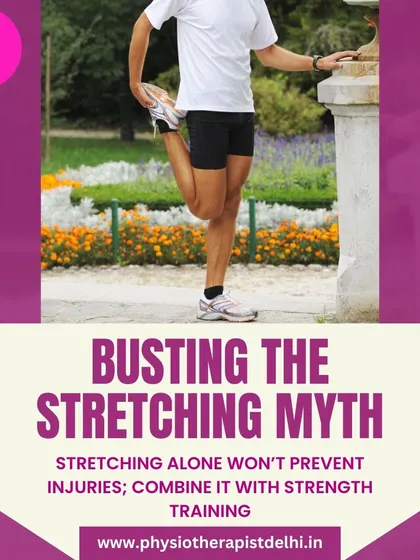Busting the myth that stretching alone prevents injuries. I always emphasize combining stretching with strength training for a truly effective injury prevention plan.