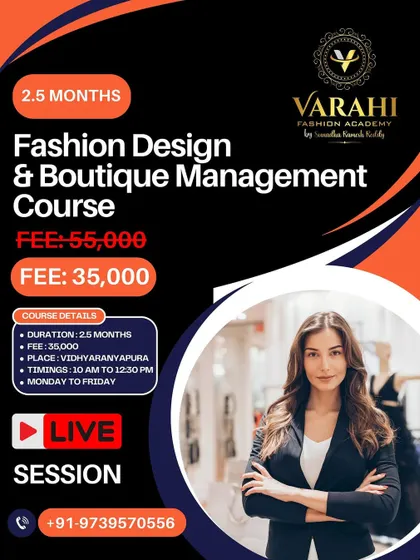 An offer for my 2.5-month Fashion Design course, designed to take you from beginner to a confident designer.