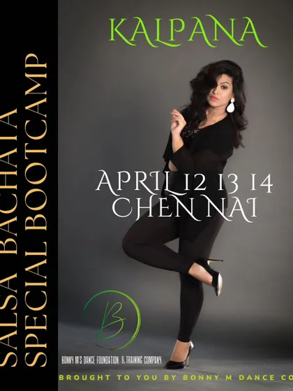 Save the dates, Chennai. I'm coming for a special Salsa and Bachata bootcamp. Get ready for some Dominican and Rumba flavor.