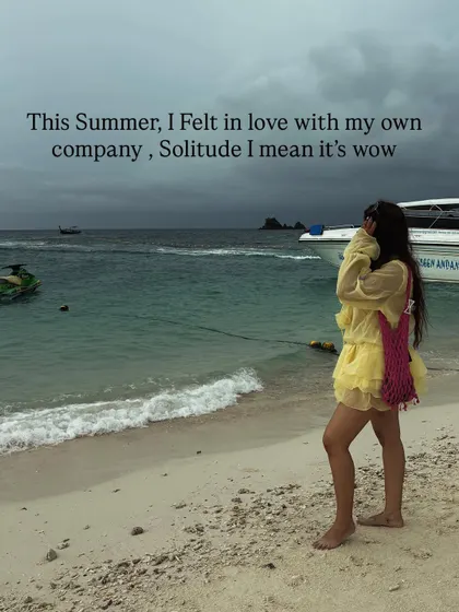 Recreating my 'Kaho Naa Pyaar Hai' moment on a beach in Phuket. This content is fun, relatable, and taps into our collective love for Bollywood.