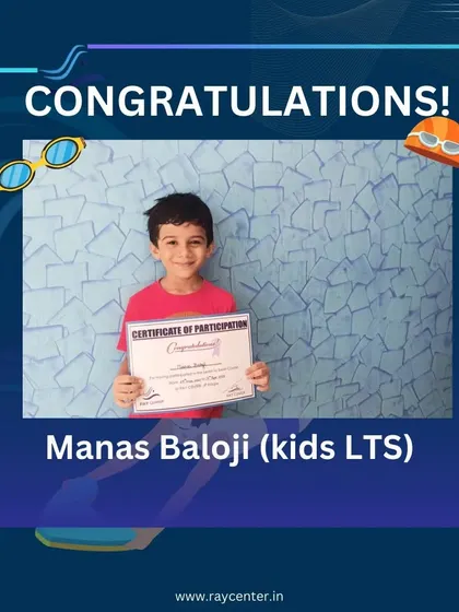 Congratulations to Manas Baloji for completing the Kids LTS course and earning his certificate.