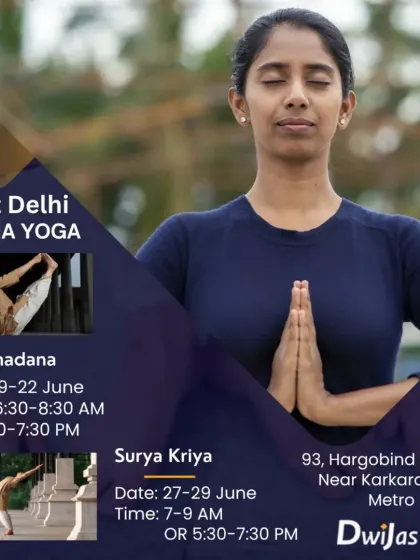 An overview of our upcoming Angamardana and Surya Kriya workshops. These programs are designed to bring balance and vitality to your entire system.