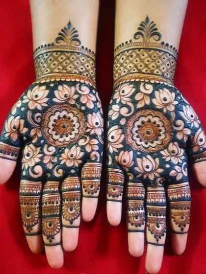 This collection showcases more of my diverse design work. Each piece is a unique blend of floral, geometric, and traditional patterns, demonstrating the versatility of mehndi art.