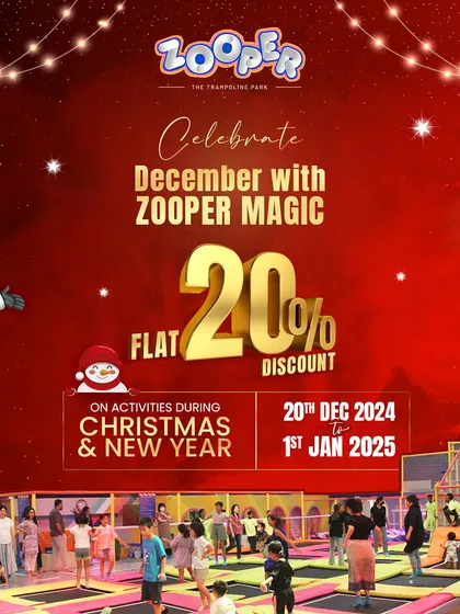 Celebrate December with Zooper magic. I am offering a flat 20% discount on activities during Christmas and New Year.