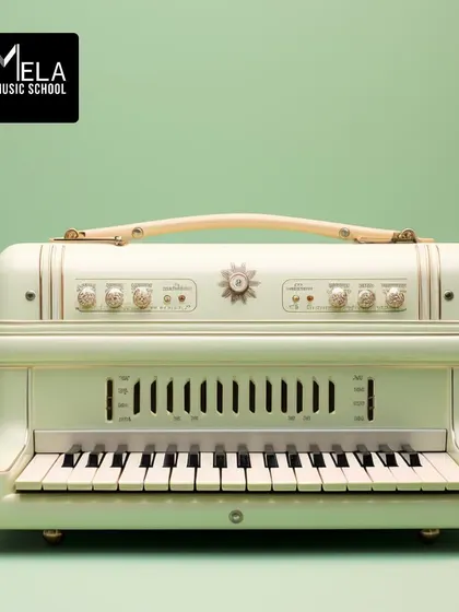This beautiful, vintage-style harmonium evokes the timeless quality of Indian classical music. We teach both traditional and contemporary techniques.