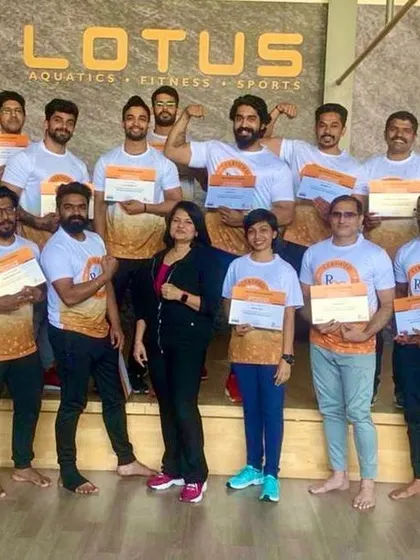 Congratulations to this amazing group at our Lotus facility. They put in weeks of hard work, and I wish them the very best in spreading health and fitness.