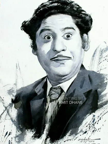 A watercolour tribute to the legendary singer and actor, Kishore Kumar, on his birth anniversary. His expressive face was a joy to paint.