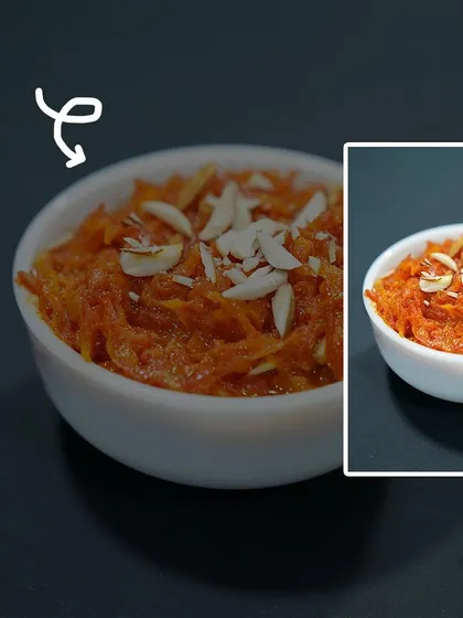 This is our healthy take on Gajar Halwa, a classic winter dessert. Made with less sugar and lots of love, it's the perfect guilt-free indulgence.