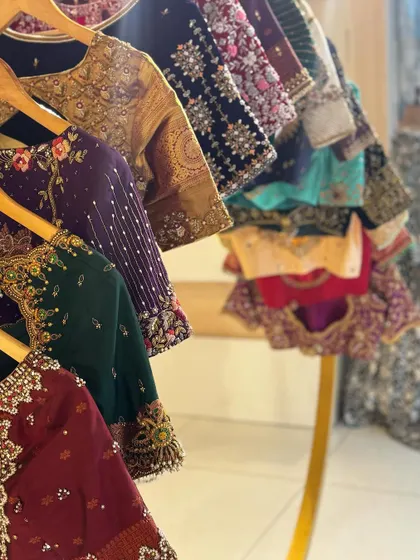 So many options, so little time. Each one of these blouses has a story to tell.
