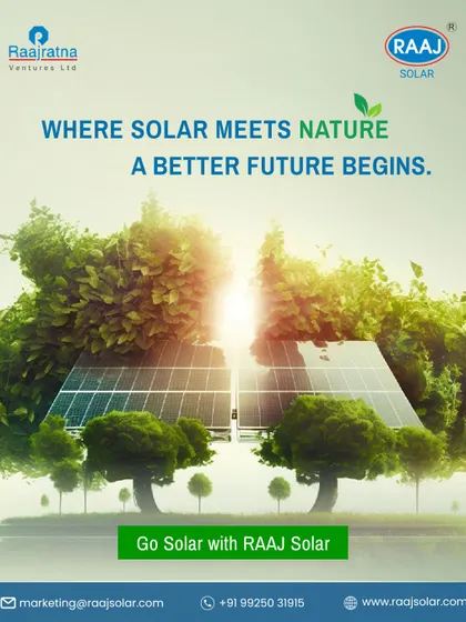 Where solar meets nature, a better future begins. We design our systems to harmonize with the environment, creating a sustainable balance between technology and nature. Let's grow greener, together. 💚
