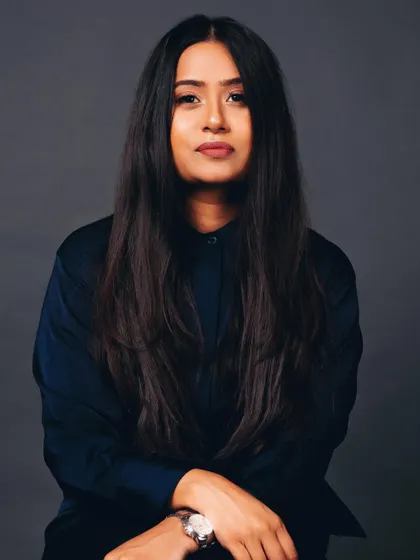 A clean and direct headshot. This is the essential, no-nonsense shot that every professional needs.