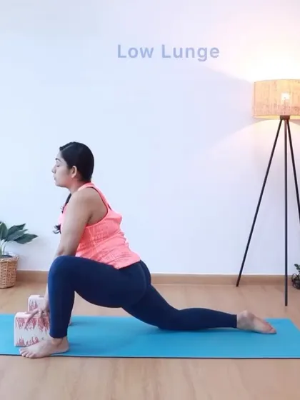 A low lunge is a great way to open the hip flexors and create space in the front of your pelvis, helping your baby settle into an optimal position.