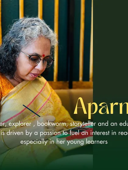 Meet Aparna, an educator and bookworm, who joined her best friends for a creative escape at our workshop.