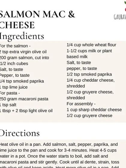 The full recipe for my Salmon Mac & Cheese, a delicious way to get brain-healthy omega-3s.