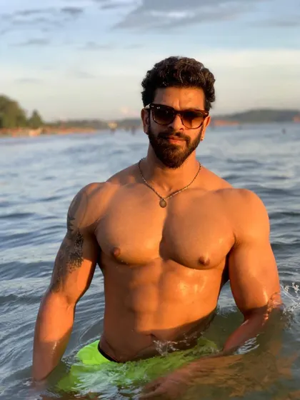 Another shot from the beach, feeling strong and confident in the water.