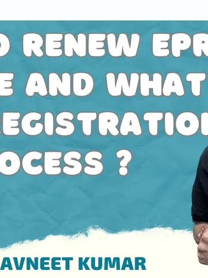 **How to Renew Your EPR License.** This tutorial walks you through the step-by-step process for renewing your Extended Producer Responsibility (EPR) license, including the required documents to ensure a smooth application.
