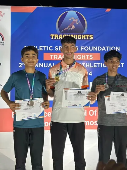 Yuv Vora's podium finish at TrackNights, where he secured multiple medals after a three-year journey of perseverance.