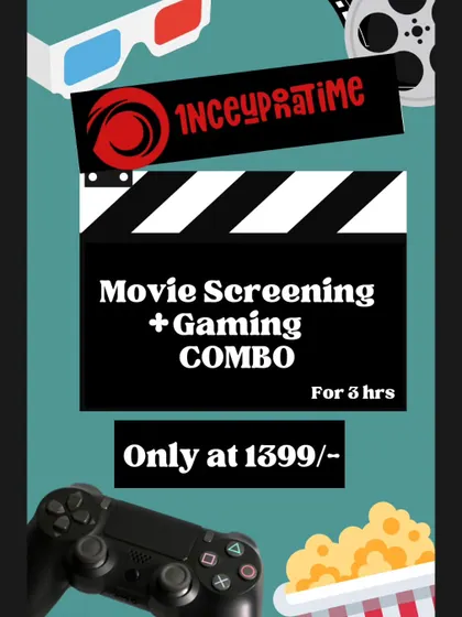 I believe having a great time shouldn't break the bank. I offer special combos like this Movie Screening and Gaming package to give you the best of both worlds at a budget-friendly price.