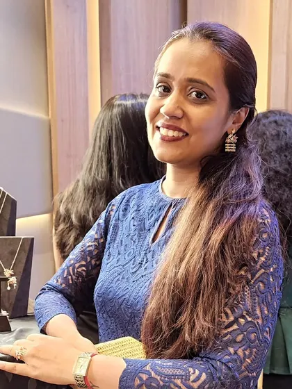 At an event, surrounded by beautiful things. My work is about creating beauty and positive energy, both in the spaces I consult for and in the lives of my clients.
