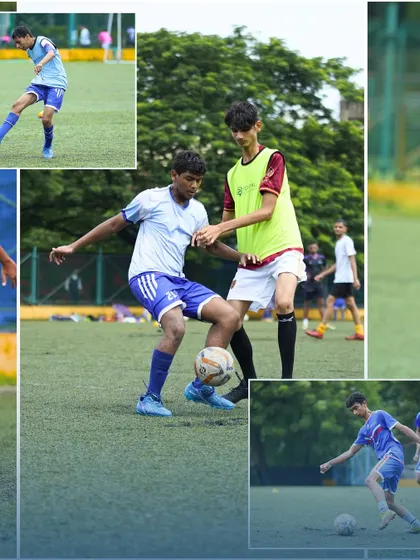 A collage showcasing the intensity and variety of our training sessions, from individual drills to team-based exercises.