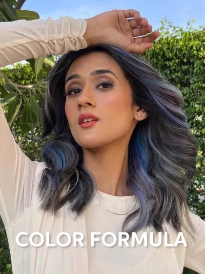 The final look, with a "Color Formula" overlay to signal the educational content within the post.