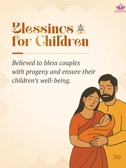 Blessings for children. One of the primary benefits of the Putrada Ekadashi fast is for couples seeking progeny. It is believed to bless them with children and ensure the well-being of their offspring.