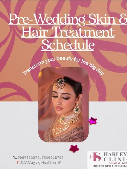 Your wedding is a milestone, and I can help you prepare with a customized skin and hair treatment schedule. We create a timeline to transform your look, ensuring you are radiant and confident for the big day.