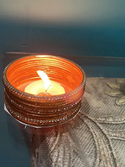 Another lovely diya holder craft from our Diwali workshop. The kids were so proud to take these home to their families.