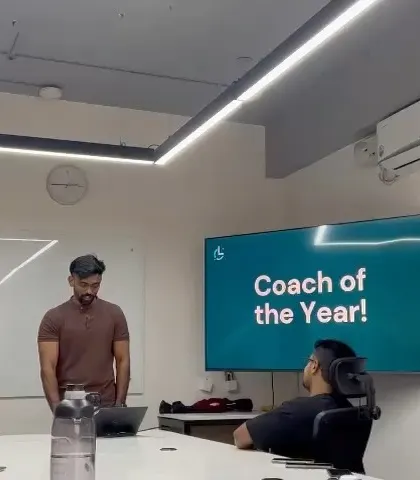 The moment the "Coach of the Year" award was announced. Being part of a team that pushes each other to be better is a huge part of my success and my clients' success.