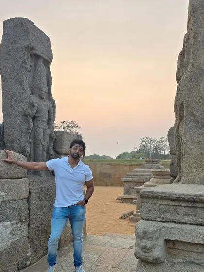 Another shot at the same location, highlighting the scale of the ancient stone structures.