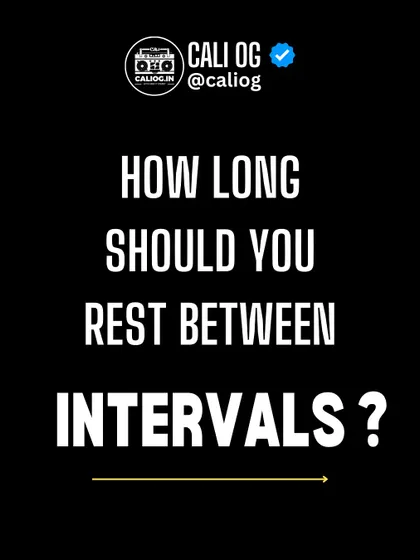 How long should you rest between intervals? The optimal time depends on your goals and the energy system you're training.