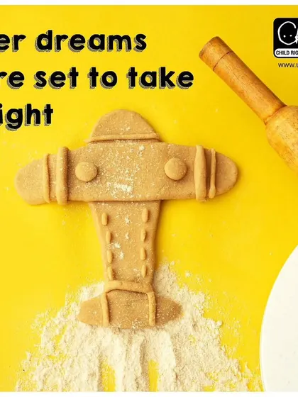 A conceptual product shoot for a CRY India campaign. This image uses a cookie shaped like an airplane to tell a powerful story about children's dreams, showing my ability to execute concept-driven photography.