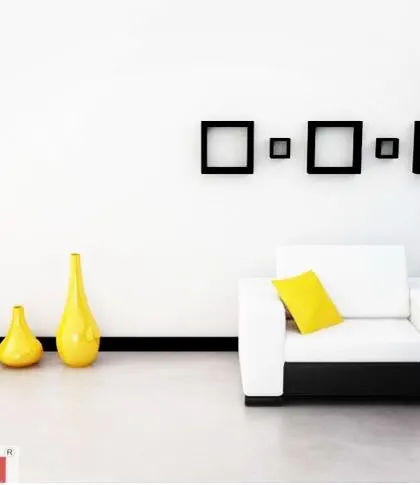 Sometimes, a single, well-designed chair is all you need. This white armchair features a clean, cubic design that embodies modern minimalism. It's a simple yet impactful piece that provides comfortable seating without cluttering the space.