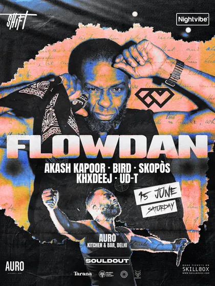 The poster for my closing set for the legendary Flowdan. This was a huge moment for me, as his music has been a major influence. It represents my journey into UK garage and bass music.