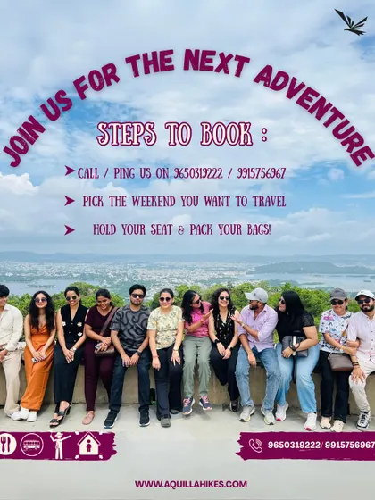 Join us for the next adventure in the royal city of Udaipur. Booking is simple: just call us, pick a weekend, and pack your bags. We handle the rest.