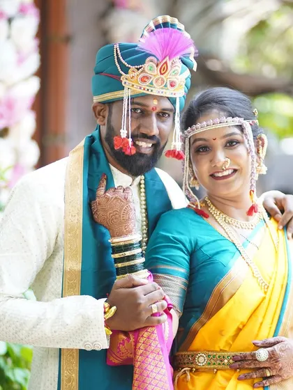 Creating beautiful memories for the bride and groom. My makeup ensures you look picture-perfect from every angle, complementing the groom's attire and the overall wedding aesthetic.
