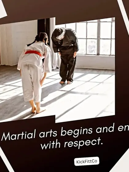 This is the foundation of everything we do. Martial arts begins and ends with respect: for your instructors, your fellow students, and yourself.