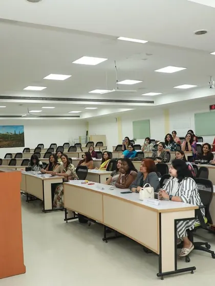 This is me, presenting my value proposition, "Nurturing critical thinkers through Play," to my peers and mentors at IIMB. This was a huge milestone in my career as an educator and entrepreneur.