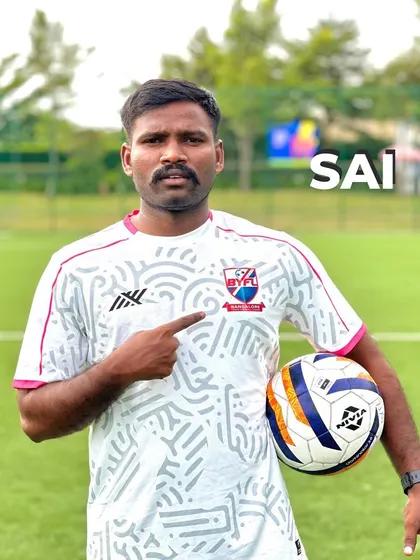 A profile shot of our new coach, Sai Kumar Balraman.