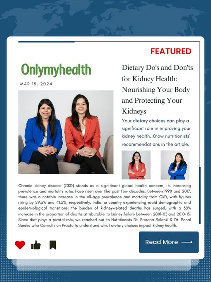 We were recently featured in ET Healthworld, BW Healthcare World, and Onlymyhealth, discussing topics like obesity, gut health, and kidney health. Check out the articles to learn how food and habits can impact your well-being.