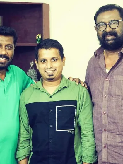 A cherished memory of working with the legendary duo, director Siddique sir and actor Lal sir. It was an absolute honor to handle the makeup for a project that brought these two masters together.
