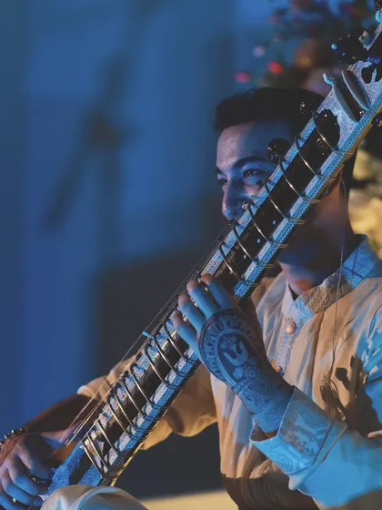 A close-up shot from the NYC show, with henna visible.