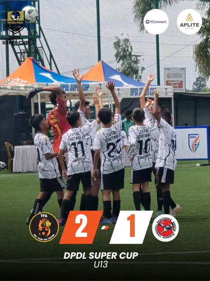 A thrilling 2-1 victory for our U13 team over BBFS in the DPDL Super Cup.