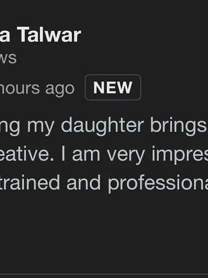 Our teachers are professionally trained not just in art, but in how to teach our specific, structured method. We are thrilled when parents notice the high quality of teaching and the creative results.